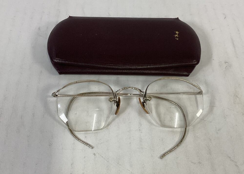 Vintage American Optical Bifocal Eyeglasses With Hard Case